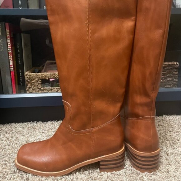 Adolilove Mid Calf Tall Boots for Women NTW Size 9 - Picture 6 of 13